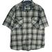 Carhartt Shirts | Carhartt Men's Plaid Gray Tan Short Sleeve Button Down. Relaxed Fit. Size Xl | Color: Tan/Yellow | Size: Xl