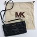 Michael Kors Bags | Michael Kors Black Leather Webster Small Handbag Clutch Euc With Dustbag | Color: Black | Size: 10” X 5”