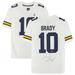 Tom Brady White Michigan Wolverines Autographed Nike Game Jersey