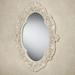 Victoria Rose Oval Wall Mirror Antique Ivory , Antique Ivory