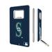 Seattle Mariners 32GB Solid Design Credit Card USB Drive with Bottle Opener