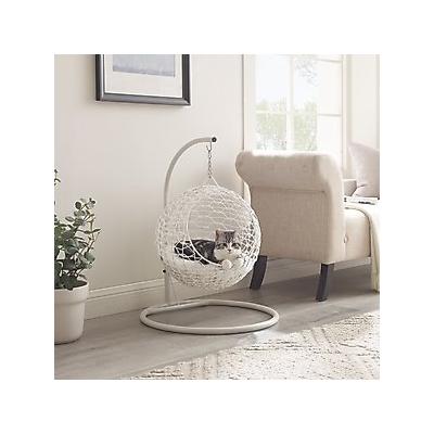 Sam's Pets Nala Hanging Egg Cat Condo, White