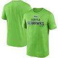 Men's Nike Neon Green Seattle Seahawks Legend Community Performance T-Shirt