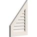 Ekena Millwork Half Peaked Top Left PVC Gable Vent | 27 H x 23 W in | Wayfair GVPPL18X2201DUN-08