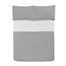 East Urban Home Microfiber Reversible Coverlet/Bedspread Set Microfiber in Gray/White | King Bedspread + 2 Shams | Wayfair