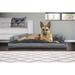 FurHaven Comfy Couch Pillow Sofa Pet Bed Polyester/Synthetic Material in Gray/White | 7 H x 36 W x 27 D in | Wayfair 26436257