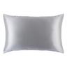 Slip - pure silk queen pillowcase Decken & Kissen Silber