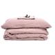 Dusty Pink Linen Bedding Set. Stonewashed Bed Linen Set. Duvet Pillow Cover Set. French Linen Bedding