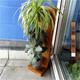 Rustic Vertical Plant Pot Stand - Plant Display Stand - Porch Decor