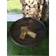 Fire Pit Bowl Brazier Kadai Full Circle 1/4 Hotplate BBQ Grill Only Fire Pit Is Not Included