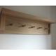 h33 Solid Oak Shelf with Hanging Pegs | Traditional Shelf With Hangers | Coat Rack | Top Shelf Coat Rack | Solid Oak Hanger | Solid Oak Rack