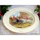 "Fox hunting vintage china large platter 13 1/2\"x11\", large oval equestrian display cabinet plate, farmhouse decor, English countryside scene"