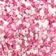 Pink white hearts rose gold sprinkle blend mix for cupcake cake biscuit cookie baby shower cake topper birthday baking decoration piping