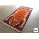 Handknotted Tibetan Tiger Rug Carpet - Wool - large size - 3ftx6ft - 90cmx180cm- Rectangle Shape - handmade in Nepal - Orange