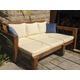 Solid Wood Garden Sofa/Daybed 3-5 seat (Rustic/Industrial/chair/lounger/table/sunbed/patio-set/garden-furniture)