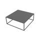 Solid steel bar cuboid shaped coffee / side table, metal, steel top, powder coated finish - Custom sizes available