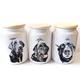 Black Labrador Ceramic Tea,Coffee and Sugar Storage Jars.Black Labrador canisters,Black Labrador kitchenware,Black Labrador home and kitchen