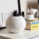 Concrete Ball Vase | Decorative Vase | | White Marble | Ball Vase | Ball Vase Design Porch decor idea