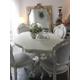 Shabby Chic vintage French Style Dining Table and 4 Dining chairs