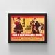 Framed For a Few Dollars More Clint Eastwood Western Film / Movie Poster Print A3 Size Mounted In A Black Or White Picture Frame (Polymer)