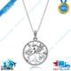 Sparkling Family Tree Necklace Pendant, Floral Love, Fashion Jewellery > Adjustable 80 cm Chain > S925 Sterling Silver > Fully Stamped > NEW