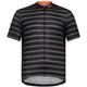 ODLO Herren Shirt Stand-up collar s/s full zip E, Größe M in Schwarz