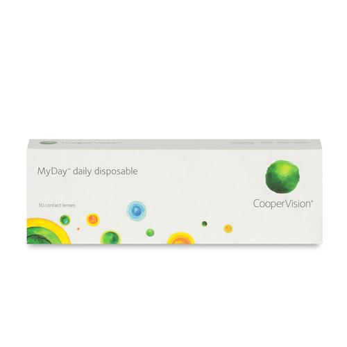 CooperVision MyDay (30er Packung) Tageslinsen (5 dpt & BC 8.4) mit UV-Schutz