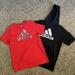 Adidas Shirts & Tops | Adidas Shirts | Color: Black/Red | Size: Lb