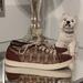 Michael Kors Shoes | Michael Kors Brown And Tan Women Sneakers Size 8.5 | Color: Brown/Tan | Size: 8.5