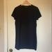 Brandy Melville Dresses | Brandy Melville Faux Suede Black T-Shirt Dress | Color: Black | Size: One Size