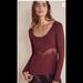 Free People Tops | Intimately By Free People Margaux Long-Sleeve | Color: Brown | Size: M