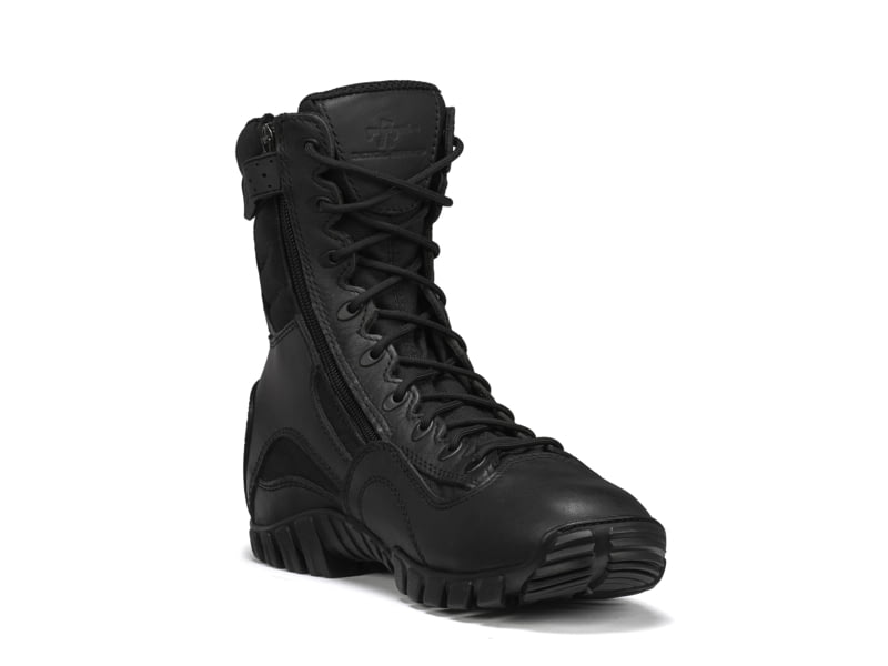 Belleville Hot Weather Lightweight Side-Zip Tactical Boot - Mens Black 3.5 Regular TR960Z 035R