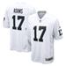 Men's Nike Davante Adams White Las Vegas Raiders Game Jersey