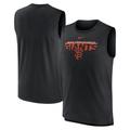 Men's Nike Black San Francisco Giants Knockout Stack Exceed Muscle Tank Top