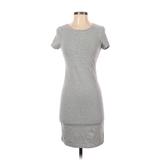 Old Navy Casual Dress - Bodycon: Gray Solid Dresses - Women's Size X-Small