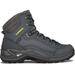 Lowa Renegade GTX Mid Hiking Shoes - Men's Medium 12 US Dark Blue/Lime 3109456702-DBULIM-Medium-12