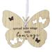 MDR Trading Inc. Wood Butterfly Spread Your Wings w/ Courage Hanging Figurine Ornament Wood in Brown | 4 H x 4 W x 0.2 D in | Wayfair SC-BBY505