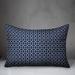 Corrigan Studio® Navy Geometric Hexagon Outdoor Throw Pillow Polyester/Polyfill blend | 20 H x 14 W x 1.5 D in | Wayfair