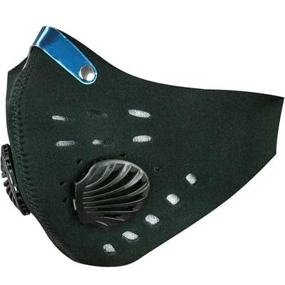 Primematik - Neopren Maske für Mund und Nase für Fahrrad Biker und Skifahrer schwarz