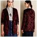 Anthropologie Jackets & Coats | Anthropologie Tabitha Talley Faux Fur Blazer / Jacket In Merlot Size M | Color: Red | Size: M