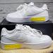 Nike Shoes | New Nike Women's Air Force 1 Fontanka White Yellow Women Shoes Da7024-101 Size 1 | Color: Tan/White/Yellow | Size: 10.5