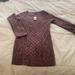 American Eagle Outfitters Dresses | American Eagle Sweater Dress Size Xxs | Color: Brown/Black | Size: Xxs