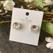 Kate Spade Jewelry | Kate Spade Nwt Clear Gold Gumdrop Stud Earrings | Color: Gold | Size: Os