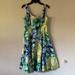 Nine West Dresses | Nine West Spring / Summer Color Print Dress Size 2 | Color: Green/Yellow | Size: 2