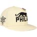Men's Physical Culture Cream Philadelphia Panthers Black Fives Fitted Hat