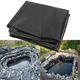 DYXJB Rubber Pond Liner 5m X 4m Black Leather HDPE Impermeable Reinforcement Raised Pond for Gardens, Ponds, Fountains Pond Underlay Liner (Color : Black, Size : 4x4m)