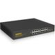 {Gigabit Uplink} 16 Port PoE+100Mbps,2 Gigabit Uplink Ports,1 SFP Port,@300W Unmanaged switch/IEEE802.3af/at/ Plug Play Network Switch Desktop or Rack Mountable