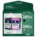 305 Ink Cartridges Black and Colour, 305XL Ink Cartridges Replacement for HP 305XL for HP 305 Ink for Envy 6020 6000 6032 DeskJet 2700 2710 2720 2724 Plus 4100 4120 4130 Pro 6400 6420 6430