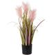 Hollyone 66CM Artificial Plant Pink Pampas Grass, Plastic Plants Grass Tall Fake Plant, Large Decorative Faux Plants for Indoor Outdoor Home, Living Room, Kitchen, Office Decoration