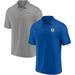 Men's Fanatics Branded Royal/Silver Dallas Cowboys Home & Away Throwback 2-Pack Polo Set